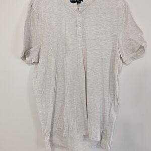 Light Gray Henley Shirt